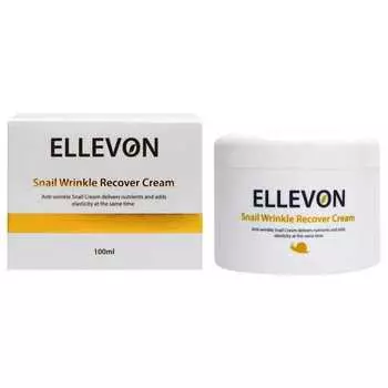 Крем для лица антивозрастной с экстрактом улитки Ellevon Snail Cream, 100 мл