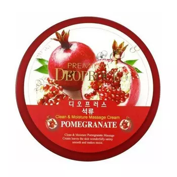 Крем для лица очищающий с экстрактом граната Premium Deoproce Clean &amp; Deep Pomegranate Cleansing Cream 300g