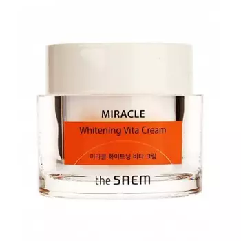 Крем ночной осветляющий The Saem Miracle Whitening Vita Cream 50мл