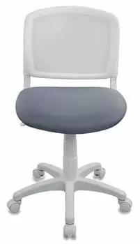 Кресло детское Бюрократ CH-W296NX/15-48 белый/серый