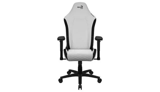 Кресло игровое Aerocool Crown Leatherette Moonstone White [4711099471171]