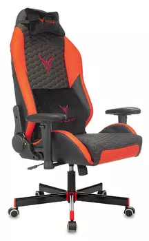 Кресло компьютерное Бюрократ Knight Neon черный/красный