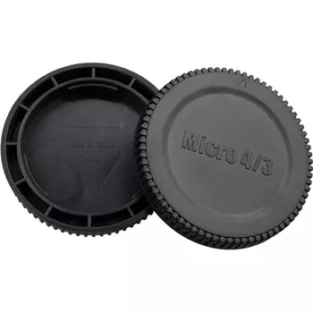 Крышка JJC для объектива задняя + крышка байонета камеры Micro 4/3