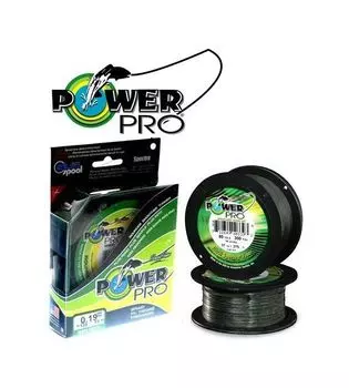 Леска плетеная Power Pro 92м Moss Green 0,19 (PP092MGR019)