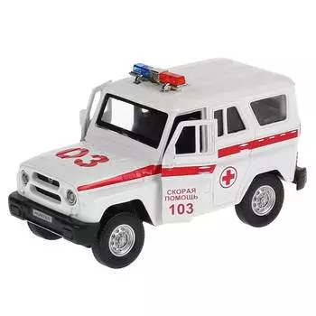 Машина Технопарк HUNTER-AMB-SL 273171 UAZ HUNTER Скорая 12 см