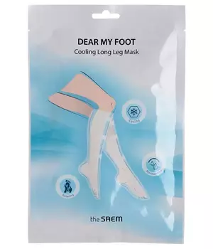 Маска для ног охлаждающая удлиненная The Saem Dear My Foot Cooling Long Leg Mask