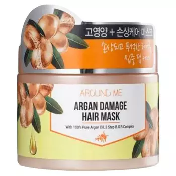Маска для поврежденных волос Welcos Around Me Argan Damage Hair Mask 300 г