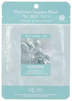 Маска тканевая для лица Mijin Cosmetics Platinum Essence Mask 23 г