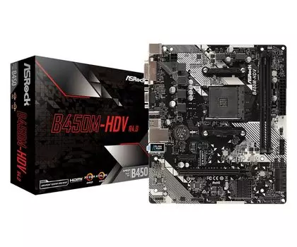 Материнская плата Asrock A320M-HDV R4.0 Socket AM4