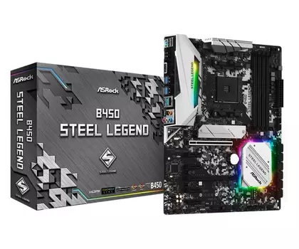 Материнская плата Asrock B450 Steel Legend