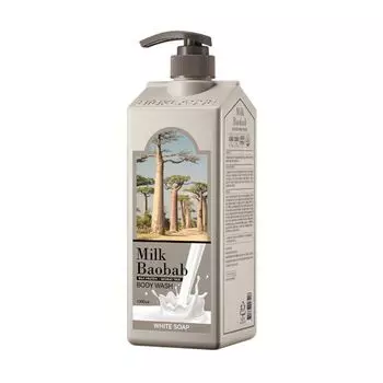 MB PWS Гель для душа MilkBaobab Perfume Body Wash White Soap 500мл