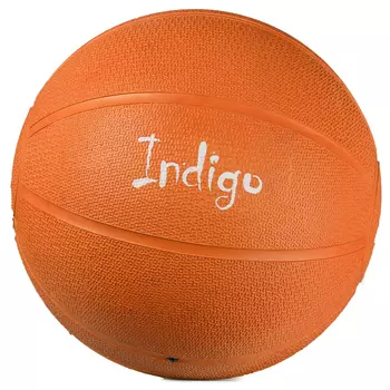 Медицинбол INDIGO, 9056 HKTB, Оранжевый, 4 кг