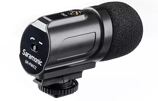 Микрофон-пушка направленный накамерный стерео Saramonic SR-PMIC2
