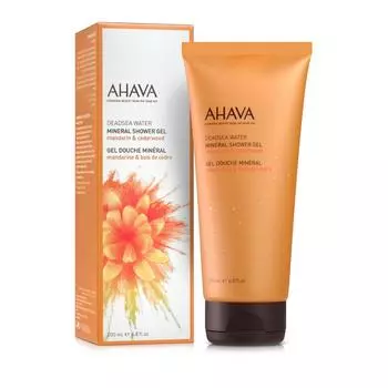 Минеральный гель для душа Ahava Deadsea Water Мандарин и кедр, 200 мл
