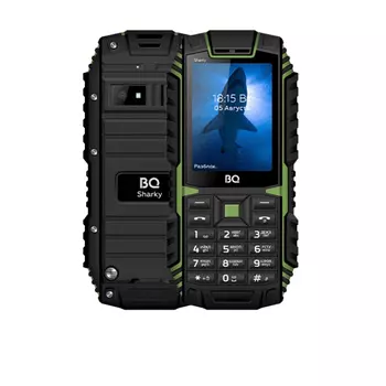 Мобильный телефон BQ 2447 SHARKY BLACK GREEN