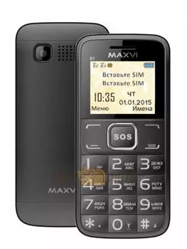 Мобильный телефон Maxvi B2 Black