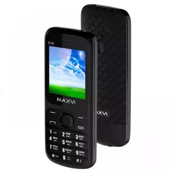 Мобильный телефон Maxvi C15 Black