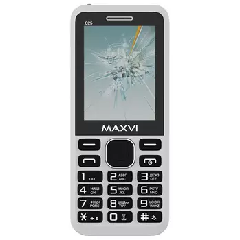 Мобильный телефон MAXVI C25 WHITE (2 SIM)