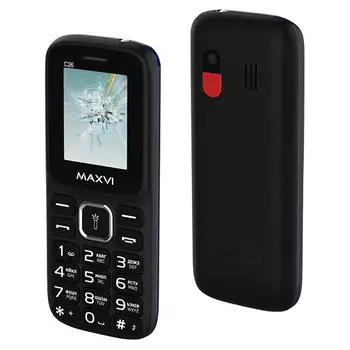 Мобильный телефон MAXVI C26 BLACK BLUE