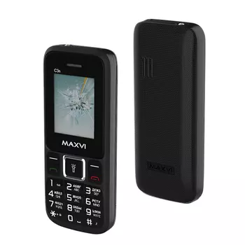 Мобильный телефон MAXVI C3N BLACK