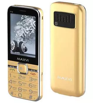 Мобильный телефон MAXVI P18 GOLD (3 SIM)