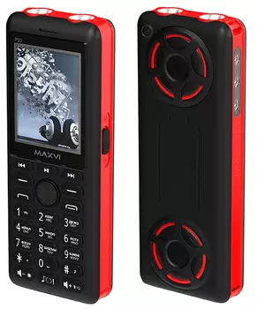 Мобильный телефон Maxvi P20 Black Red