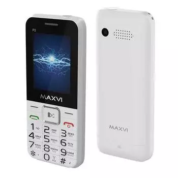 Мобильный телефон MAXVI P2 WHITE (2 SIM)