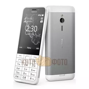 Мобильный телефон Nokia 230 DS White Silver