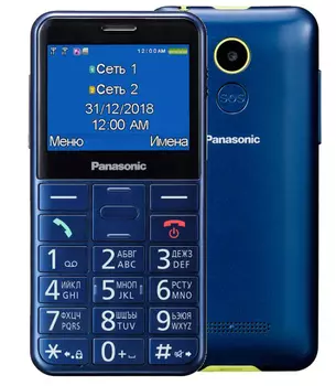 Мобильный телефон Panasonic KX-TU150RU синий