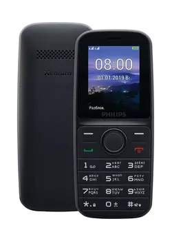 Мобильный телефон Philips Xenium E109 Black