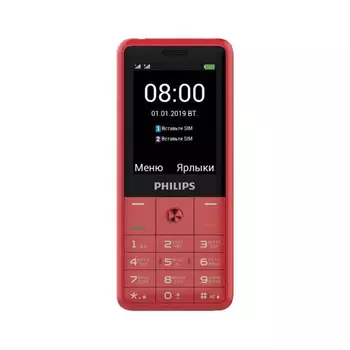 Мобильный телефон Philips Xenium E169 Red