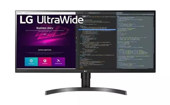 Монитор LG 34" UltraWide 34WN750-B черный