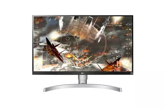 Монитор LG LCD 27'' черный и серебристый (27UL650-W)