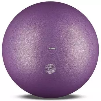 Мяч для художественной гимнастики силикон AMAYA GALAXI 410 г, 350630, Фиолетовый, 20 см