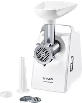 Мясорубка Bosch CompactPower 500W White MFW3X10W