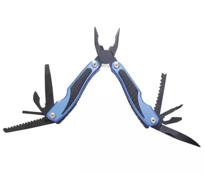 Мультитул Stinger MT-A601BLB, 100 мм, 9 функций, нейлоновый чехол, набор насадок