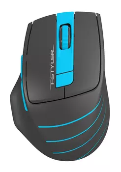 Мышь A4Tech Fstyler FG30 серый/синий