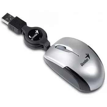 Мышь Genius Micro Traveler Silver USB (31010125104)