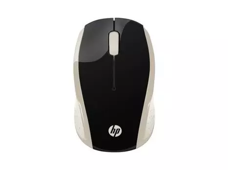 Мышь HP 200 Silk золотистый