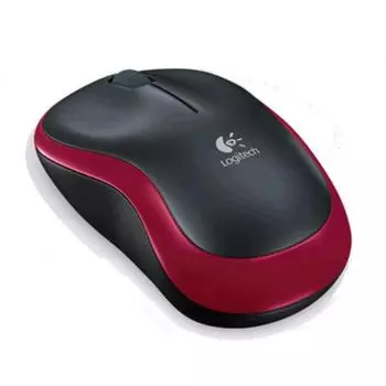 Мышь Logitech M185 Wireless Mouse Black-Red