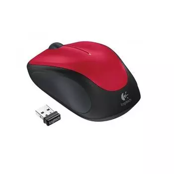 Мышь Logitech Wireless Mouse M235 Red-Black USB