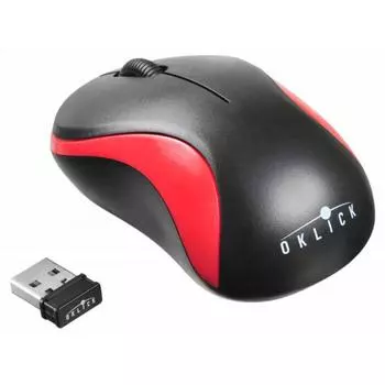 Мышь Oklick 605SW Black-Red USB