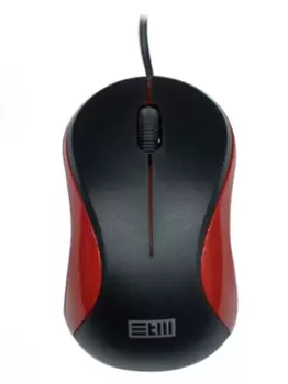 Мышь STM 102CR black/red