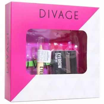 Набор Divage № 67 (н-р д.моделир.формы бровей №01+хайлайтер д.бровей+пинцет)
