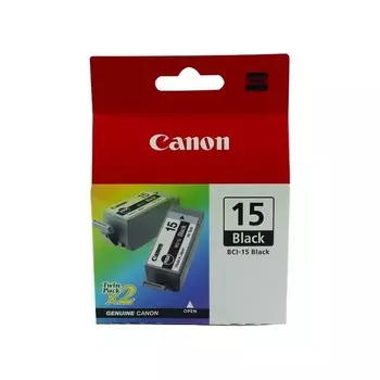 Набор картриджей Canon BCI-15 (8190A002) черный,2 картриджа