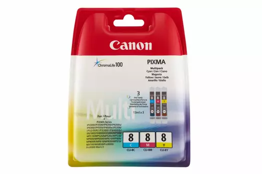 Набор картриджей Canon CLI-8 C/M/Y MultiPack (0621B029)