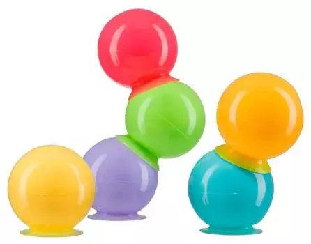 Набор ПВХ-игрушек для ванной Happy Baby IQ-BUBBLES