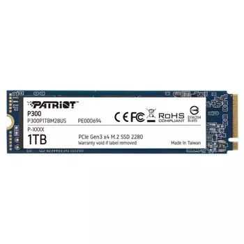 Накопитель SSD Patriot P300 1Tb (P300P1TBM28)