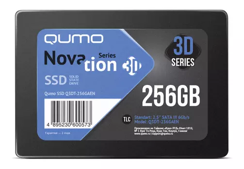 Накопитель SSD Qumo Novation SSD 256Gb (Q3DT-256GAEN)