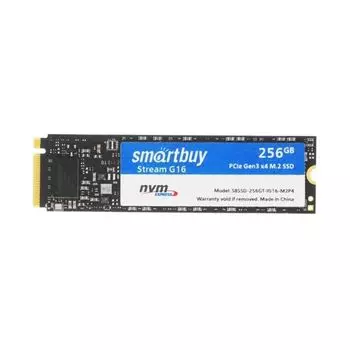 Накопитель SSD Smartbuy Stream G16 256Gb (SBSSD-256GT-IG16-M2P4)
